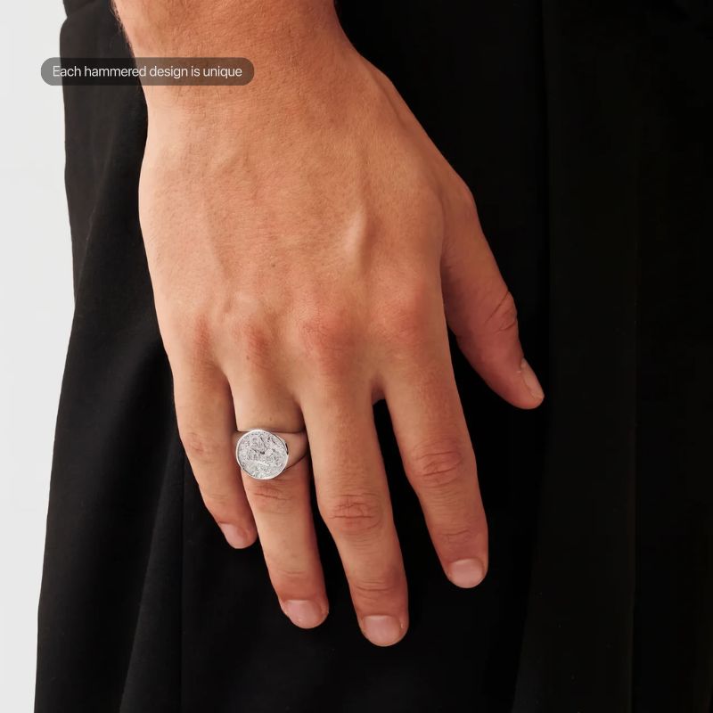 Bague Martelée 1/1