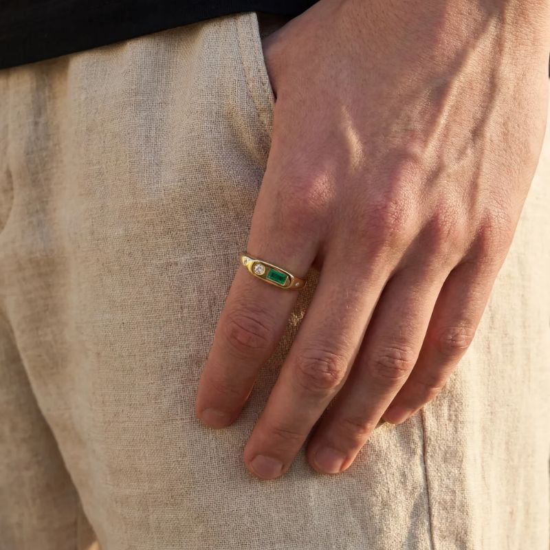Bague Émeraude Saint