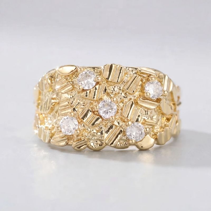 Bague Émeraude Latérale