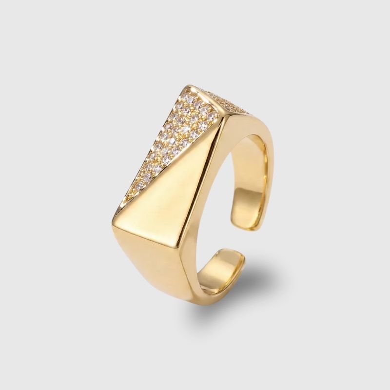 Bague Émeraude Latérale