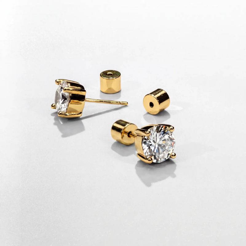 Boucles d'oreilles Or Rondes