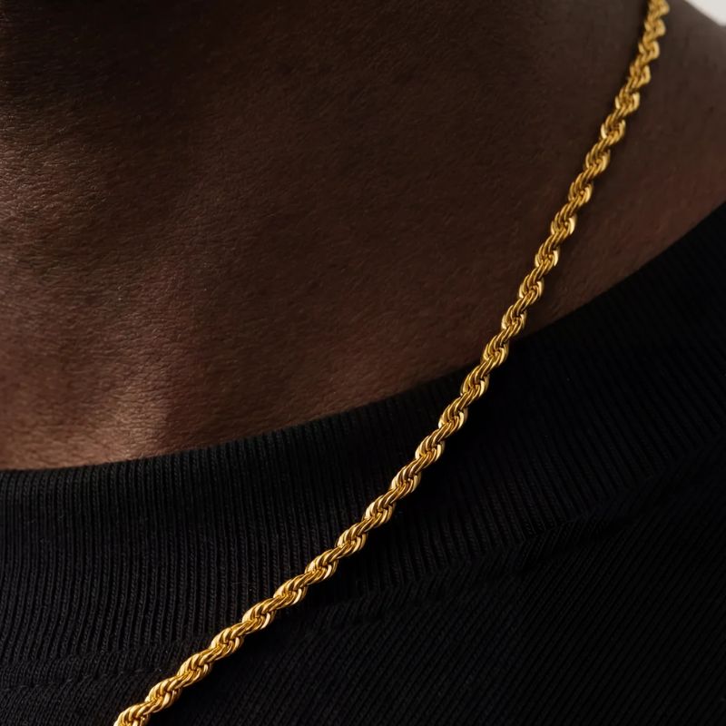 Maille Corde (Or) 3mm