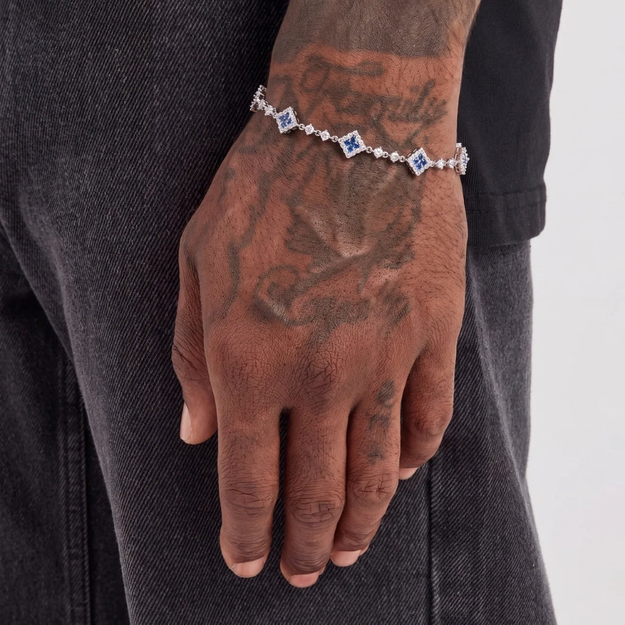 Bracelet Tennis Azure Crest