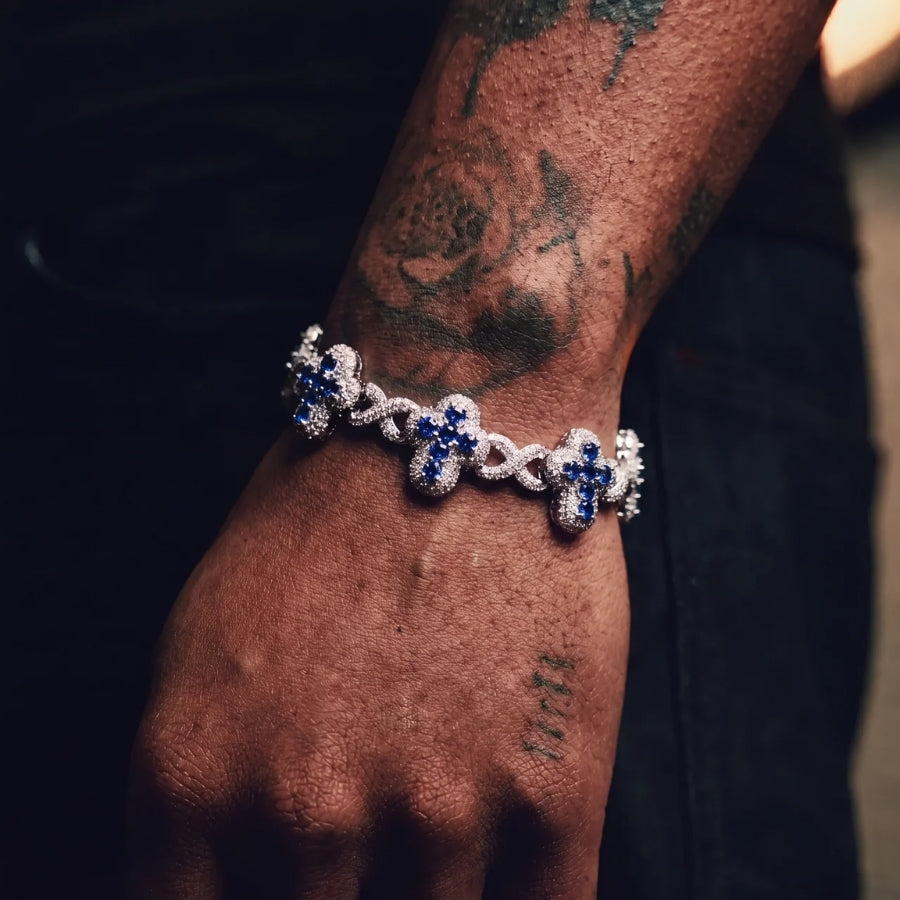 Bracelet Iced Azure Seraph