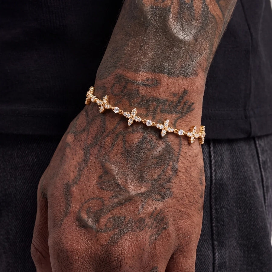 Bracelet Tennis Celestial Flower