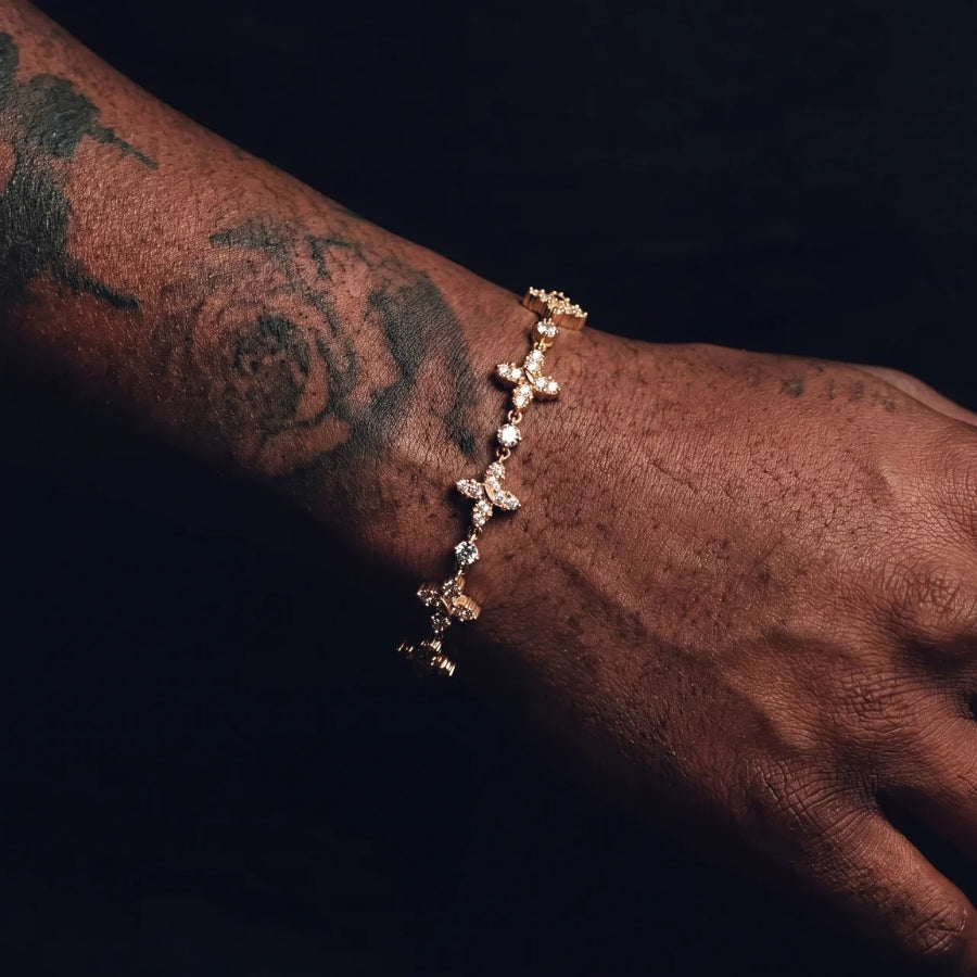 Bracelet Tennis Celestial Flower