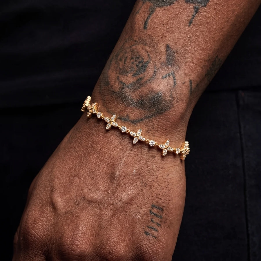 Bracelet Tennis Celestial Flower