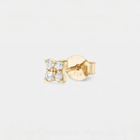 Diamond Stud Earrings - Clara Mini