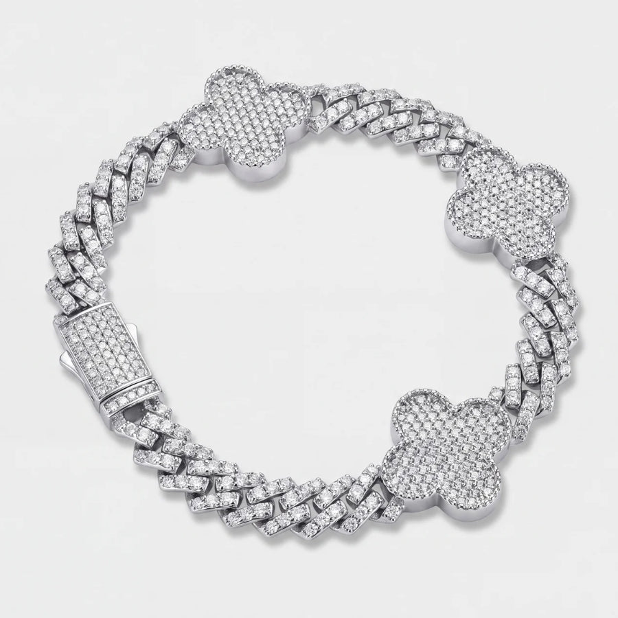 Bracelet Cubain Trèfle Imperial