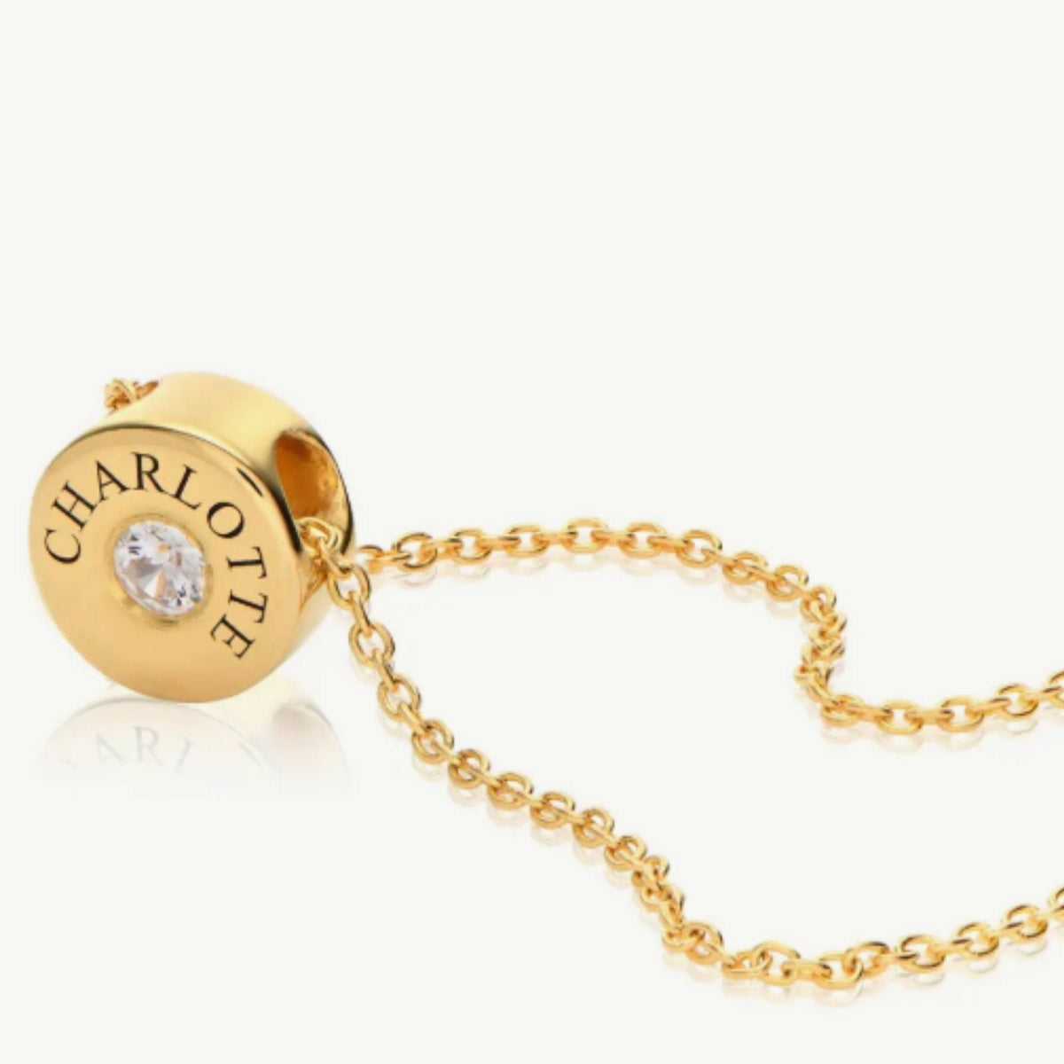 Nova Engraved Custom Birthstone Necklace | Monrich