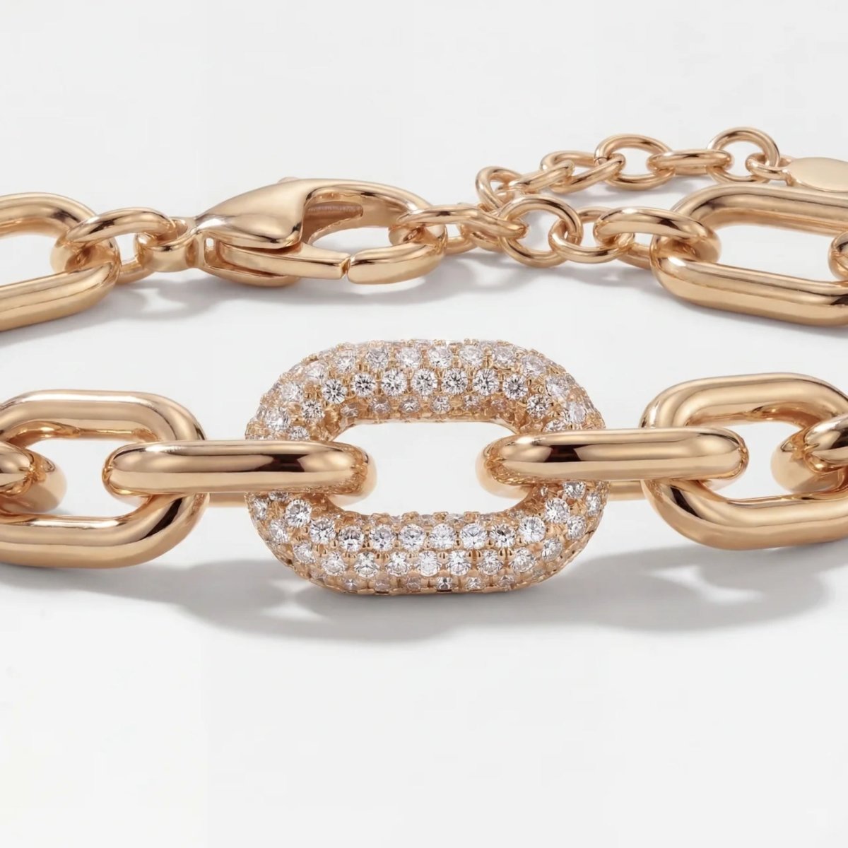 Paperclip Chain - Tennis Pavé CZ | Monrich