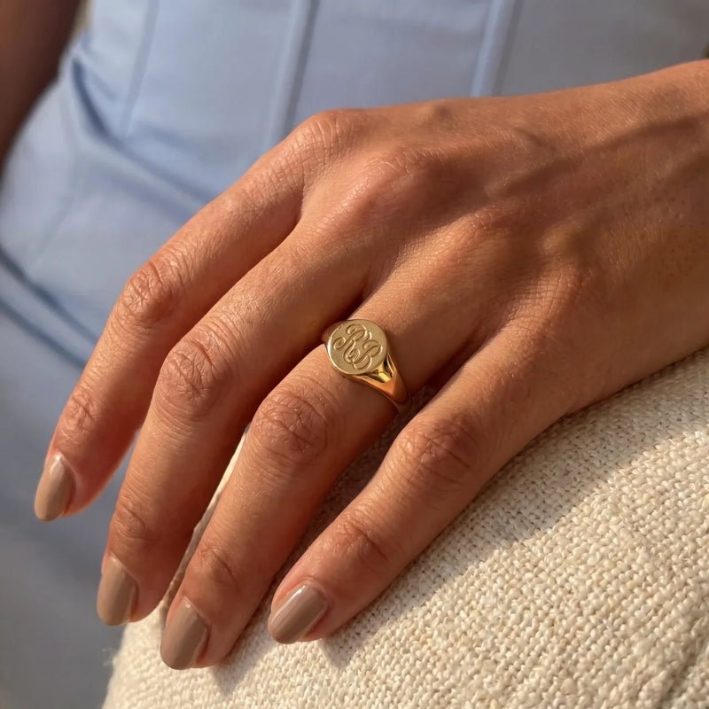 Signet Ring - Monogram Personalised | Monrich