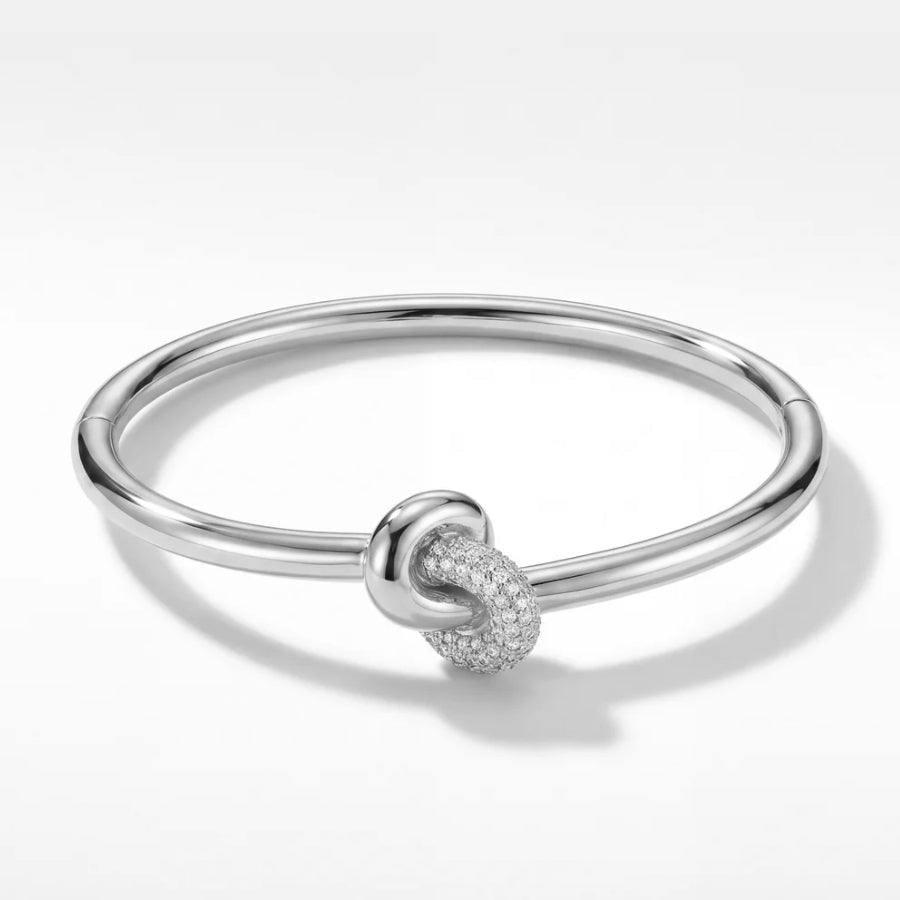 Tennis Knot Cuff Bracelet texture close-up