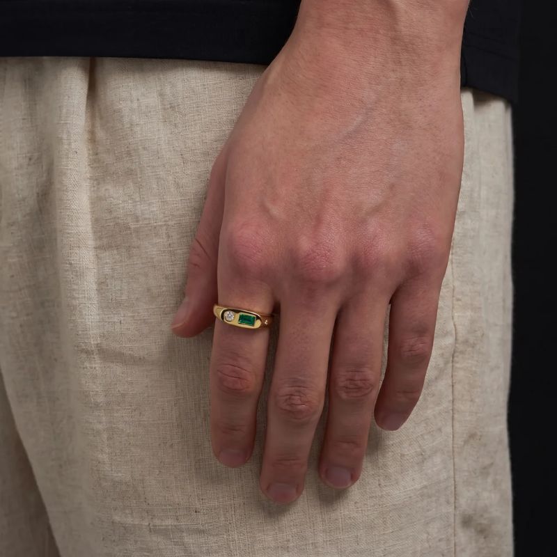 Bague Émeraude Saint