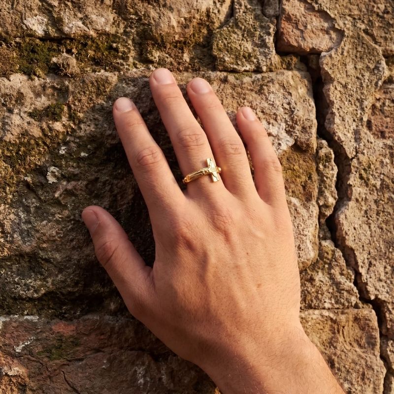 Bague Émeraude Latérale