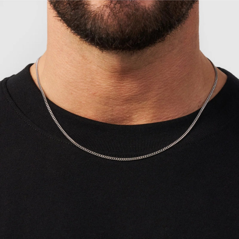Chaîne (Argenté) 2mm