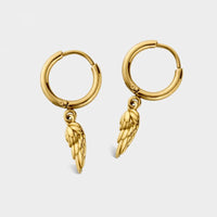 Boucles d'oreilles Ailes Or