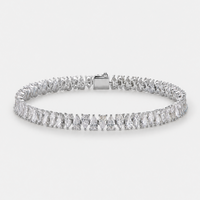 Bracelet Tennis Goutte Blanche