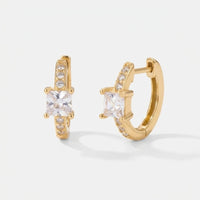 Crystal Hoop Earrings - Aurora