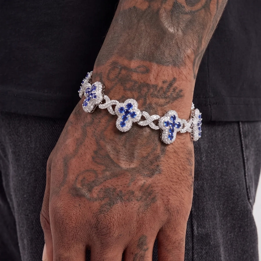 Bracelet Iced Azure Seraph
