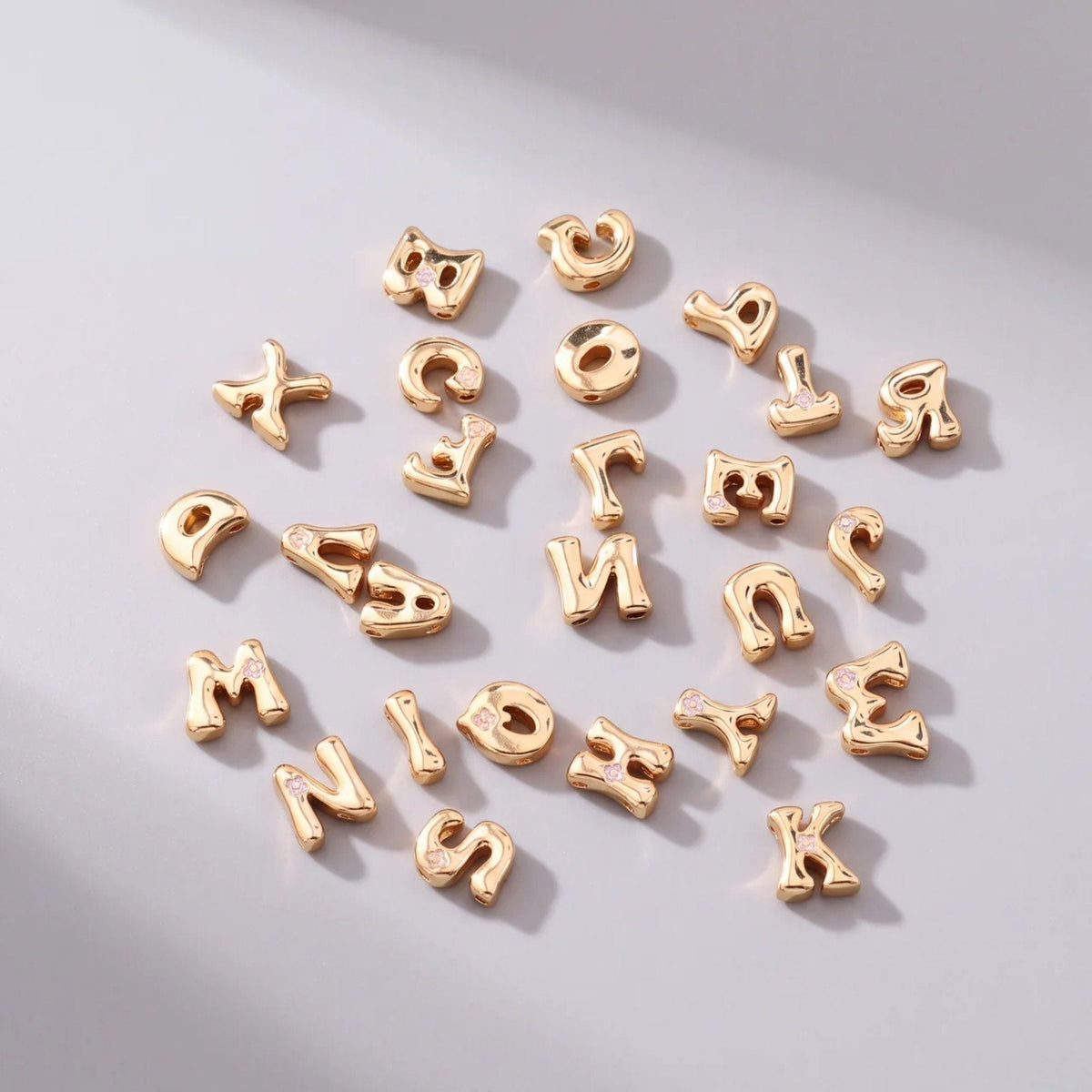 Bubble Initial Custom Birthstone Bracelet | Monrich