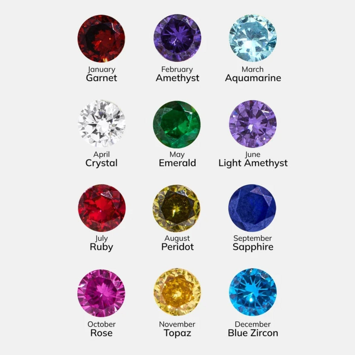 Bubble Initial Custom Birthstone Bracelet | Monrich
