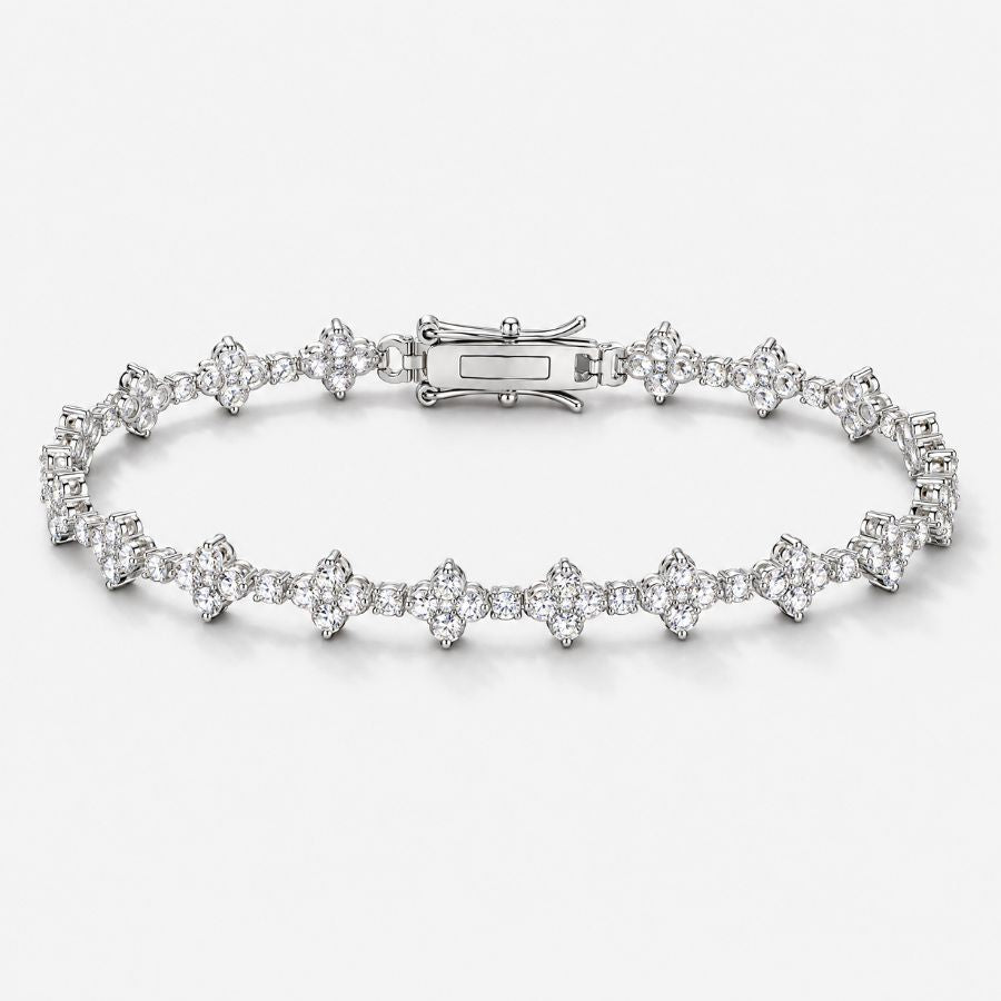 Frostbite Cluster Tennis Bracelet