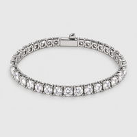 Bracelet Tennis - 5mm - Blanc