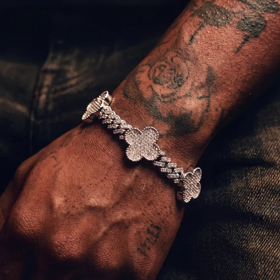 Bracelet Cubain Trèfle Imperial