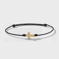 Bracelet Tennis Cordon Croix