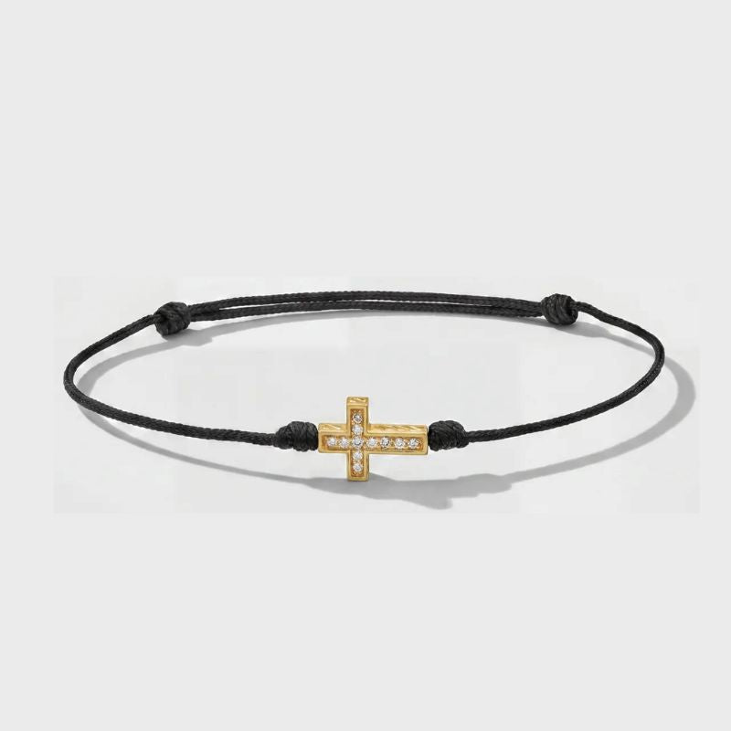 Bracelet Tennis Cordon Croix
