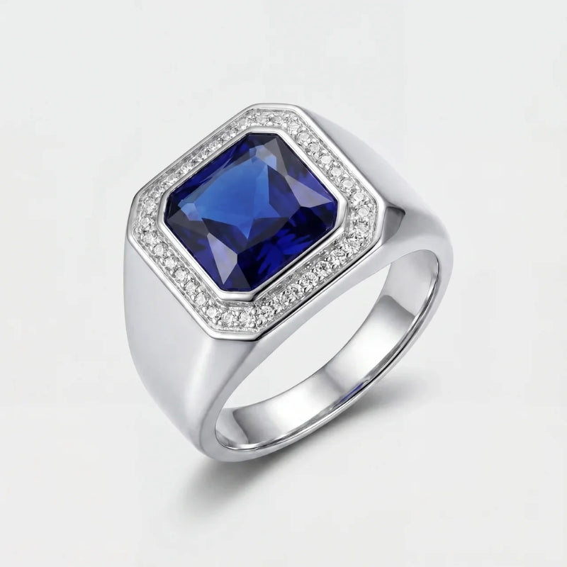 Bague Pierre Coupe Carrée