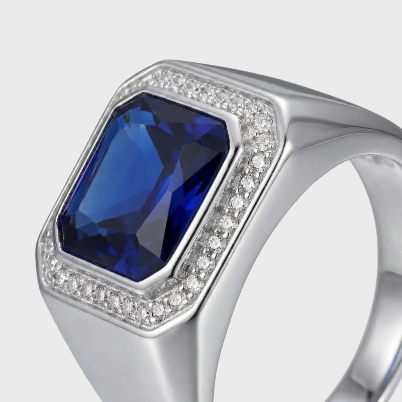 Bague Pierre Coupe Carrée