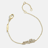 Say My Name Custom Script Bracelet