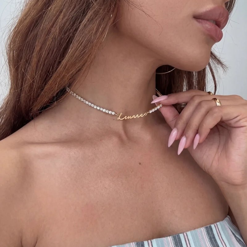 Tennis Name Necklace | Monrich