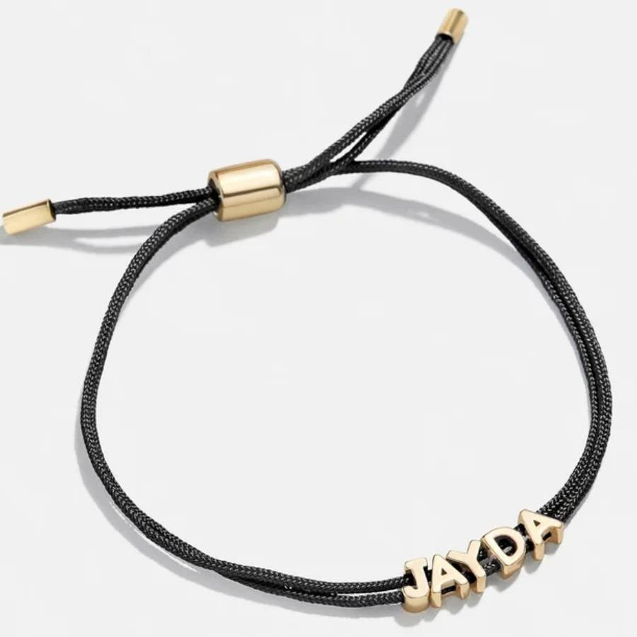 Tie One On Custom Cord Bracelet#Cord Colour_Black